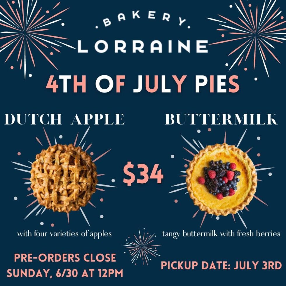 San Antonio French Bakery Celebrates 4th of July with Pies