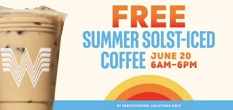 Giving Away Free Iced Coffee to Cool Down Texas Heat