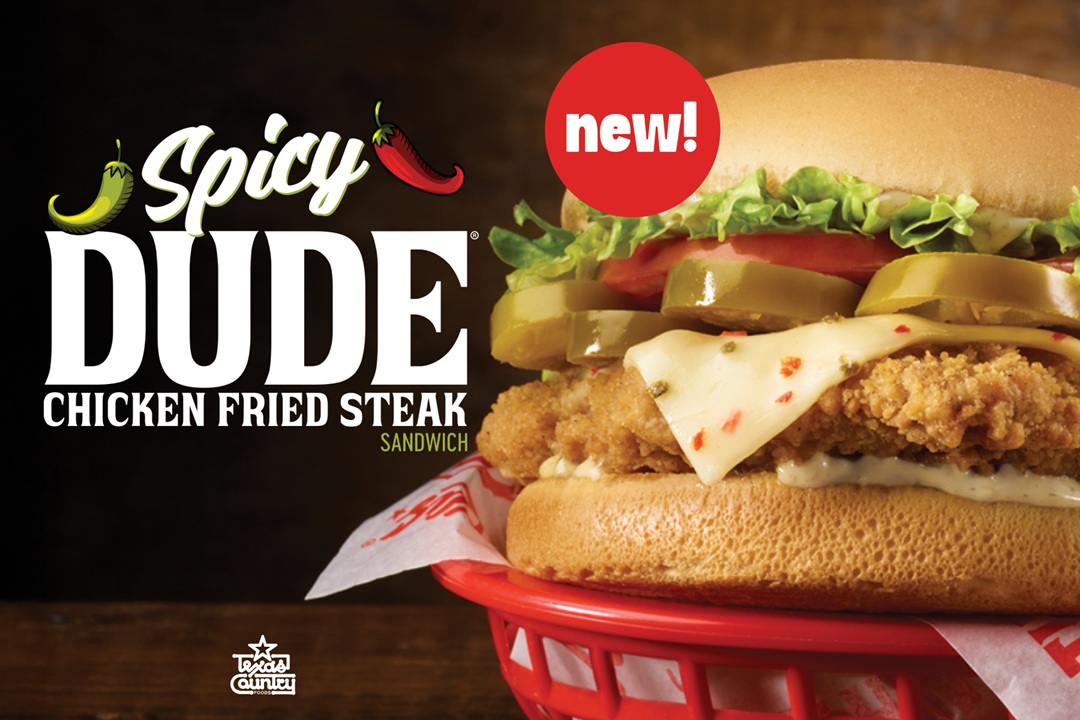 NEW Spicy Dude Chicken Fried Steak Sandwich