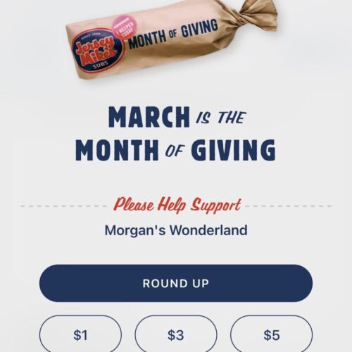 Buy a Sub, Help Morgan’s Wonderland in March