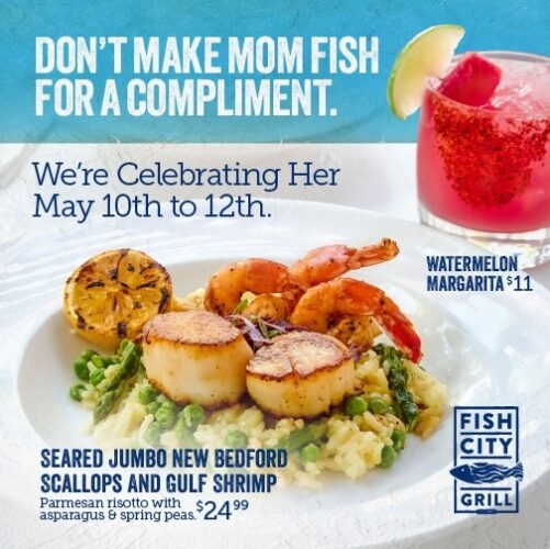 Happening in May at My Favorite Seafood Restaurant