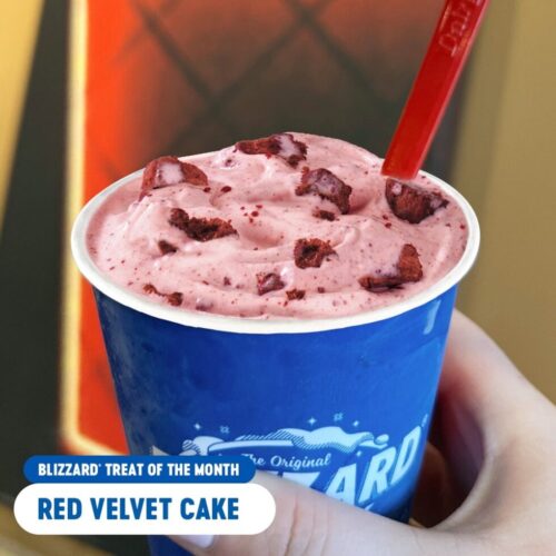 Sweeten Your Valentine’s With The Red Velvet Cake Blizzard