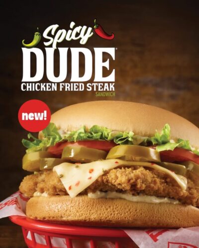 DQ Restaurants of Texas NEW Spicy Dude Chicken Fried Steak Sandwich