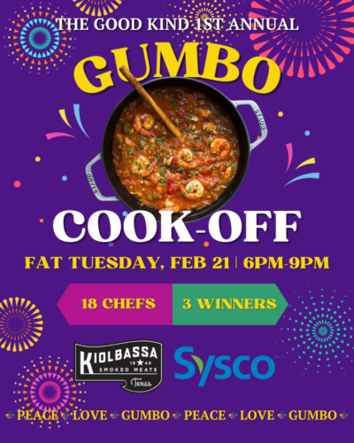 First Annual Gumbo Cook-Off Featuring 18 Amazing SA Chefs