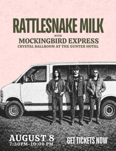 Historic SA Hotel Continues Musical Legacy with Rattlesnake Milk Concert