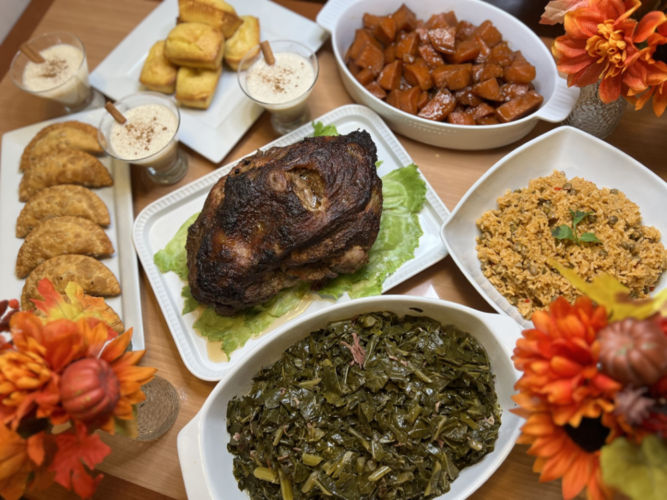 Special Holiday Menu Made with Yummy Caribbean and Southern Delights